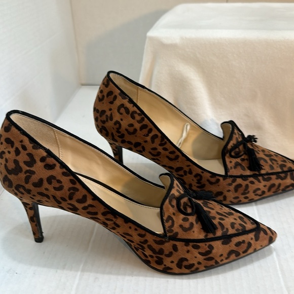 Liz Claiborne woman’s pointed toe slip on pumps 3” heel bow with tassel 6.5w - Picture 11 of 13